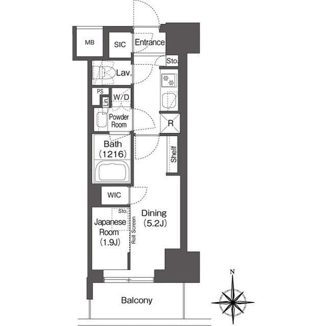 コンフォリア東新宿 1114