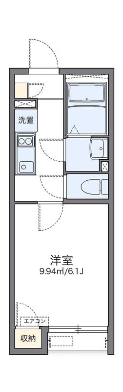 レオネクストスマイルエイト 202 間取り図