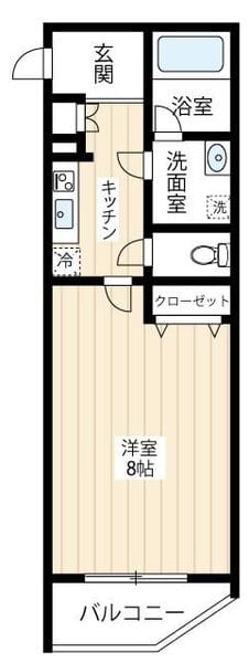 ARCOBALENO KAWASAKIHIRAMA 202 間取り図