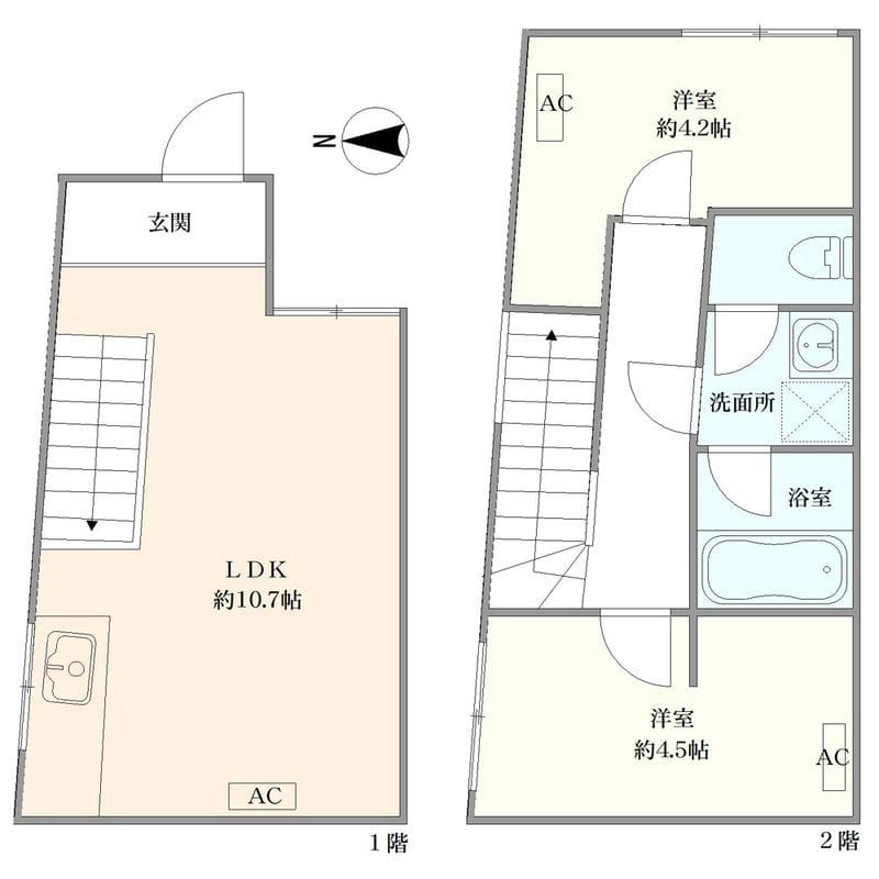 VENN 105 間取り図