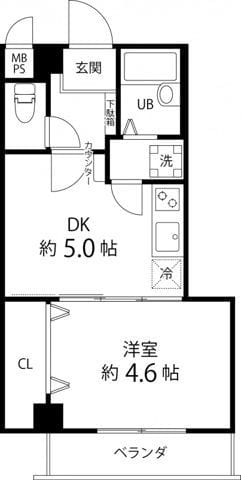 T’s garden目黒 302 間取り図