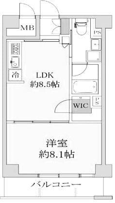 ベルドゥムール扇大橋Ⅱ 203 間取り図