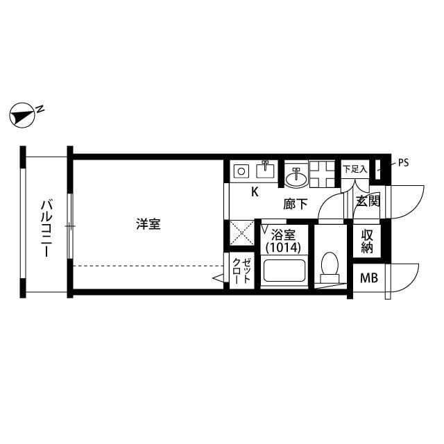 プレール学芸大学 302 間取り図