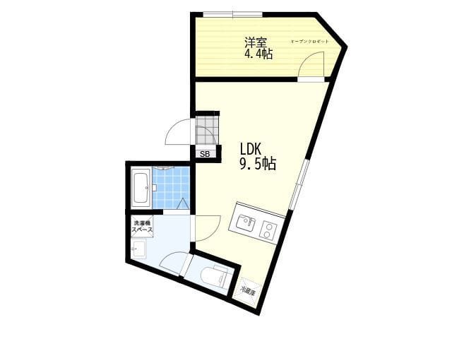 GRAN THEATER駒込 202 間取り図