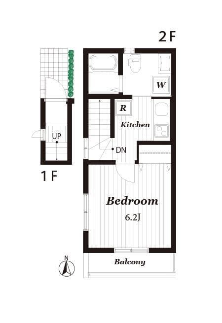 ソフィアビレッジ東高円寺 202 間取り図