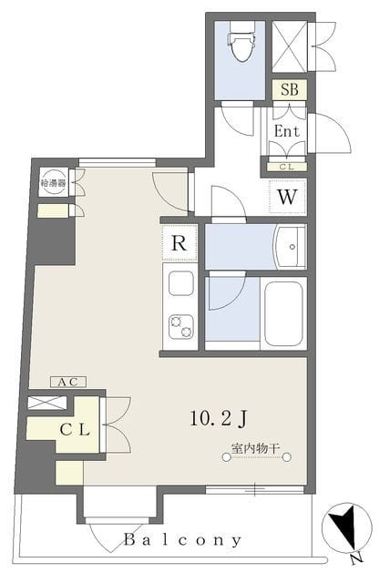 早稲田KMビル 502 間取り図