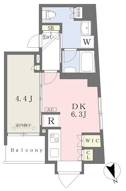 早稲田KMビル 703 間取り図