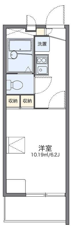 レオパレスエスタⅡ 304 間取り図