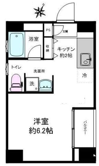 OHNO BLD 301 間取り図