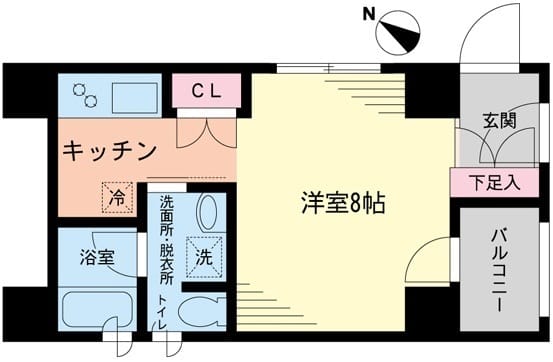 OHNO BLD 302 間取り図
