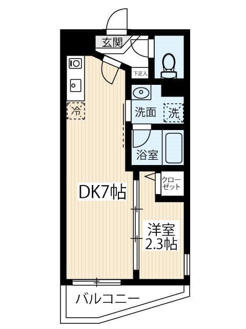 ARCOBALENO SHINITABASHI 402 間取り図