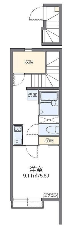 レオネクスト文士村 204 間取り図