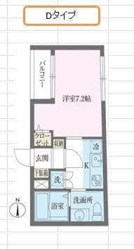 アルティザ池尻 0201 間取り図