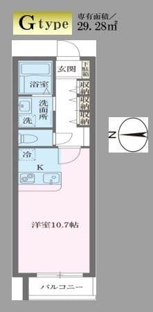 アルティザ池尻 0204 間取り図