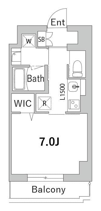 Cordelia荻窪 406 間取り図