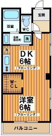リバーファーム 205 間取り図
