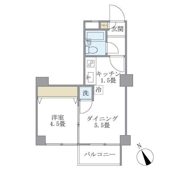 NAKAMEGURO ARKII 203 間取り図