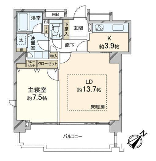 パークハウス多摩川北壱番館 102