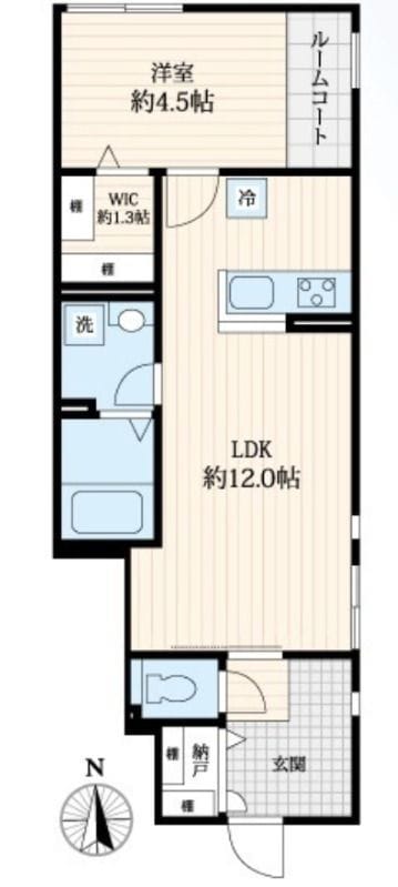 Maison Rose(メゾンロゼ) 101 間取り図