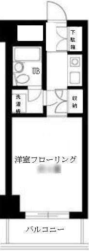 ライオンズマンション新宿東公園 1007 間取り図