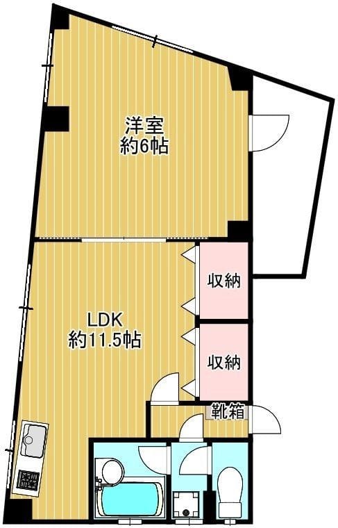 KAZAN常盤台 301 間取り図