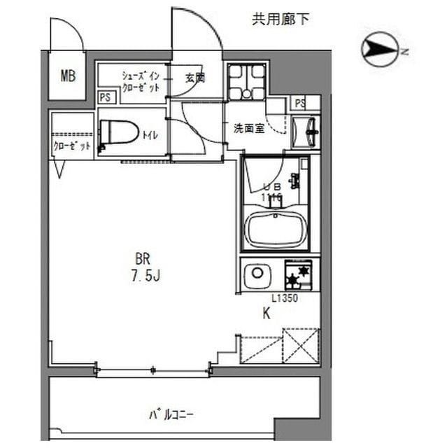 La Douceur秋葉原 0206 間取り図
