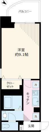 WHITE HILLS SAKAINO 802 間取り図