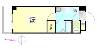 高円寺スルーエ 303 間取り図
