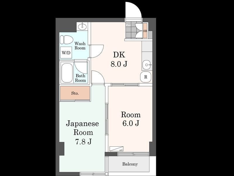 ノアール 208 間取り図