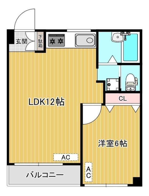 リファレンス元住吉 302 間取り図