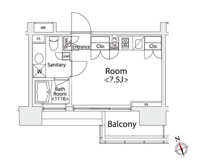 カスタリア戸越 206