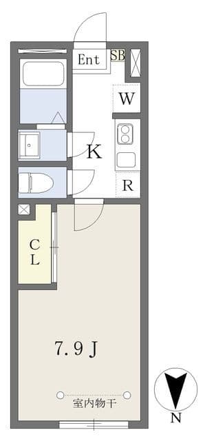 ヒルズ東綾瀬 303 間取り図