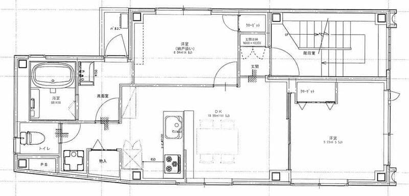 KY薬王寺 301 間取り図