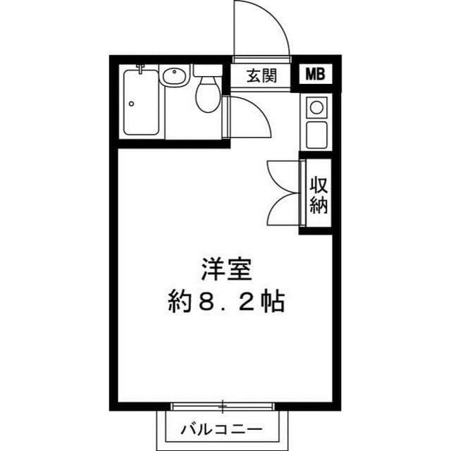 ハーモニアスガーデン 203 間取り図