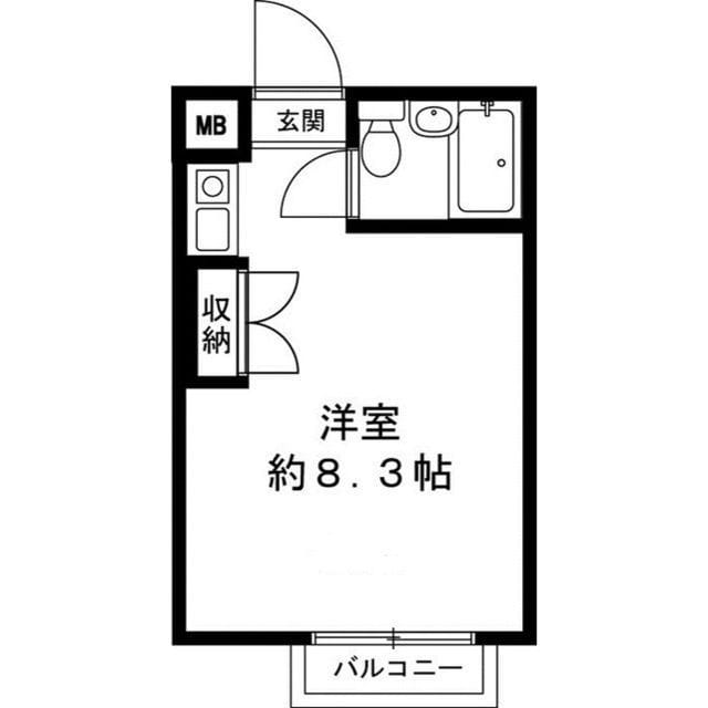 ハーモニアスガーデン 403 間取り図