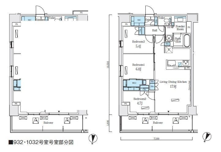 ロイヤルパークス赤羽ノース 925 間取り図