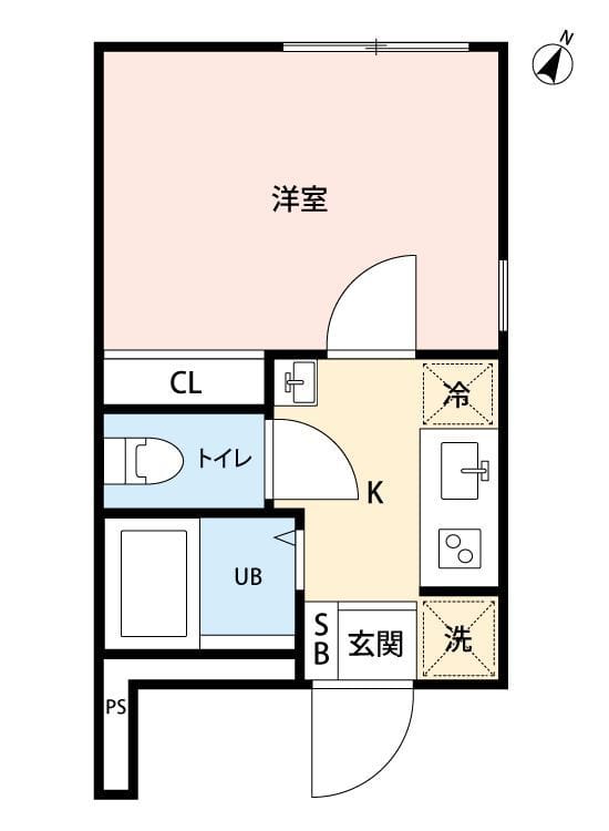 グランクオール川崎 401 間取り図