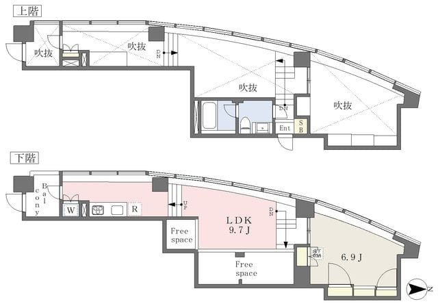 FLAMP 1206 間取り図