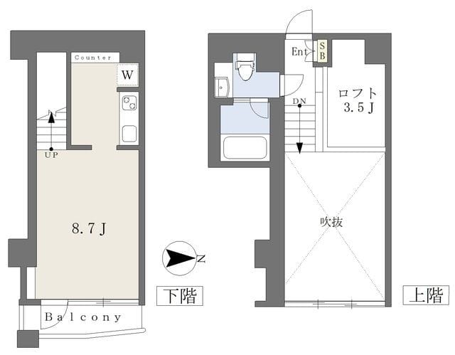 FLAMP 805 間取り図
