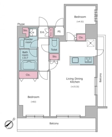 レジディア都立大 1001