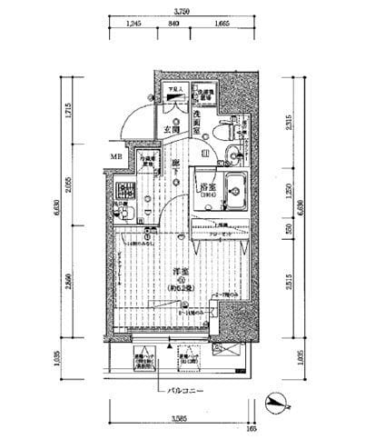 プレール・ドゥーク板橋本町Ⅱ 203