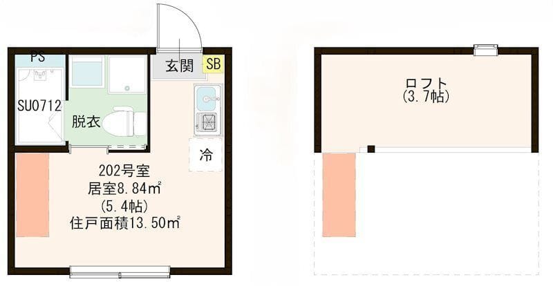 ハーモニーテラス大和町Ⅴ 202