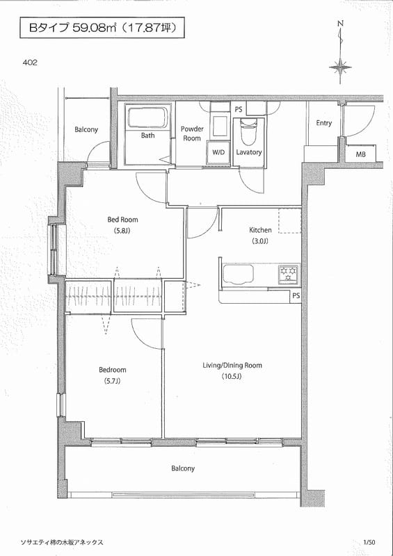 SOCIETY KAKINOKIZAKA ANNEX 402