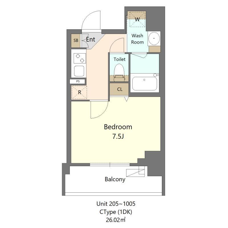 S-RESIDENCE新宿早稲田avelis 305