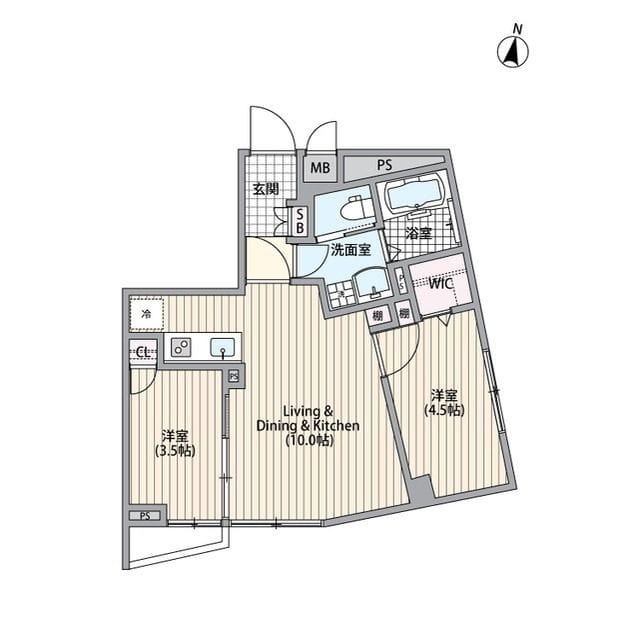 エルファーロ南麻布 201 間取り図