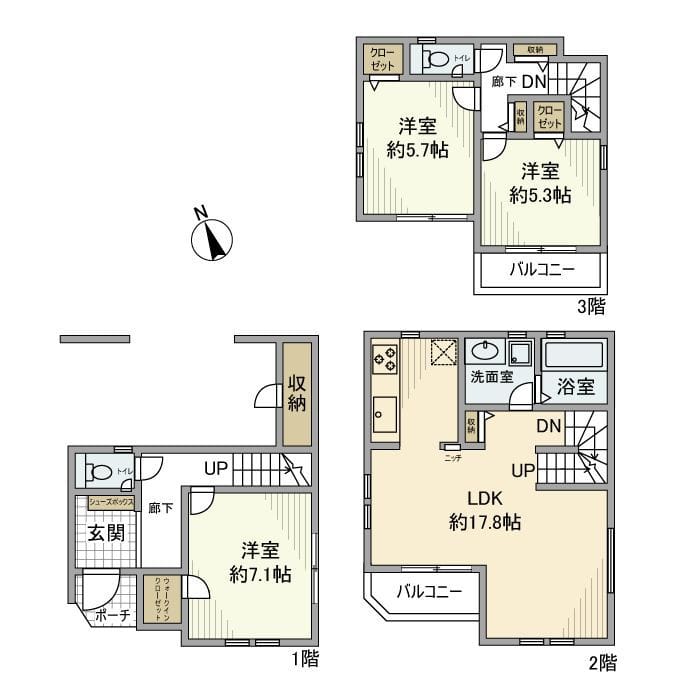 中落合戸建の写真