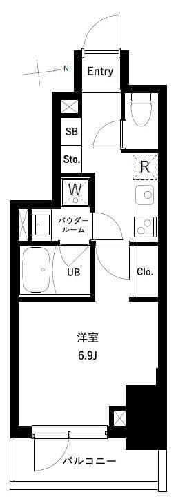 アーバンパーク高井戸 503 間取り図