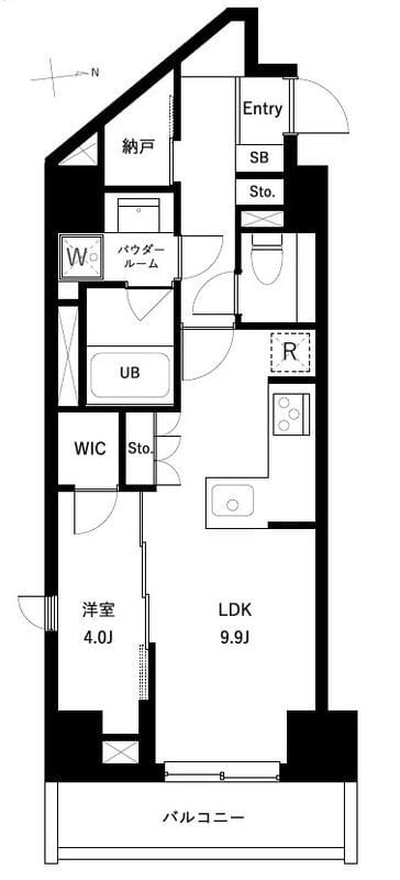 アーバンパーク高井戸 601 間取り図