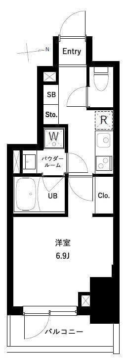アーバンパーク高井戸 702 間取り図