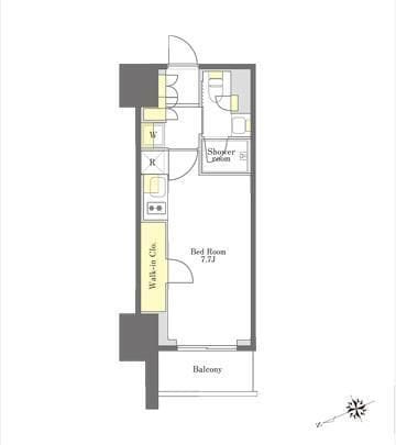 プライムメゾン大塚 305 間取り図